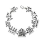 Nativity Link Bracelet in Sterling Silver
