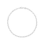 Medium Twist Anklet in Sterliing Silver