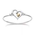 Joy of My Heart Hook-On Bracelet in Sterling Silver and 14K Yellow Gold