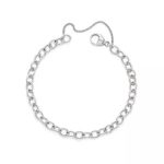 Twisted Wire Cable Charm Bracelet in Sterling Silver