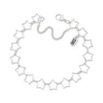 Star Charm Bracelet in Sterling Silver or 14K Yellow Gold