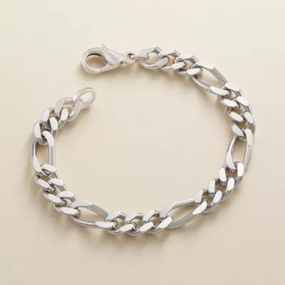 Figaro Bracelet in Sterling Silver - Image 2