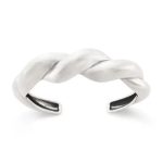 Bold Twist Cuff Bracelet in Sterling Silver