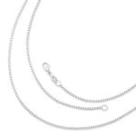 Medium Box Chain in Sterling Silver