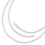 Medium Rolo Chain in Sterling Silver or 14K Yellow Gold