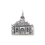 Sculptured Alamo Charm in Sterling Silver
