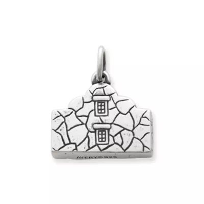 Sculptured Alamo Charm in Sterling Silver - Image 2