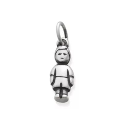 Boy Charm in Sterling Silver