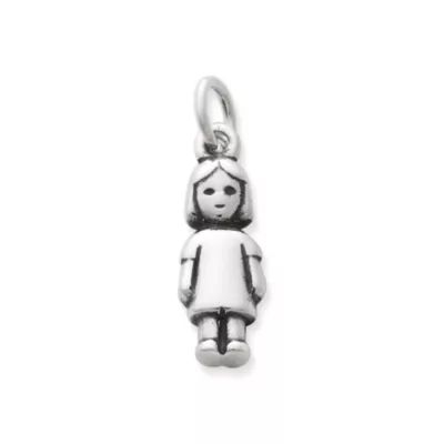Girl Charm in Sterling Silver