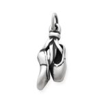 Ballet Toeshoes Charm in Sterling Silver