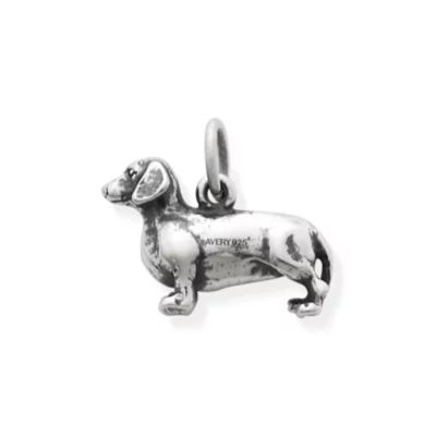 Dachshund Charm in Sterling Silver - Image 2