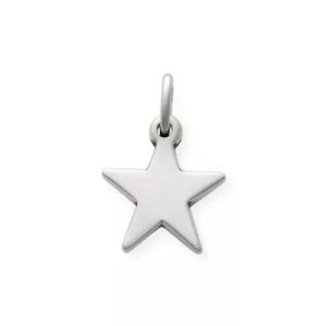 Star Charm in Sterling Silver or 14K Yellow Gold
