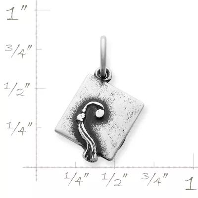 Mortarboard Charm in Sterling Silver - Image 3