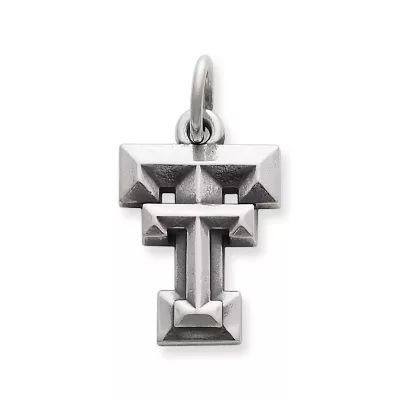 Texas Tech Charm in Sterling Silver