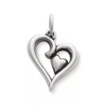 Joy of My Heart Charm in Sterling Silver, 14K Yellow Gold or Sterling Silver and 14K Yellow Gold