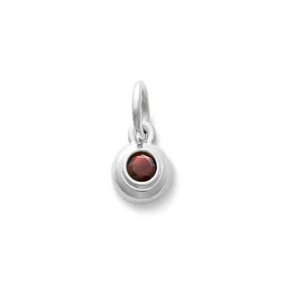 Avery Remembrance Birthstone Charm in Sterling Silver or 14K Yellow Gold