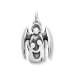 Guardian Angel Charm in Sterling Silver