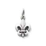 Fleur-De-Lis Charm in Sterling Silver