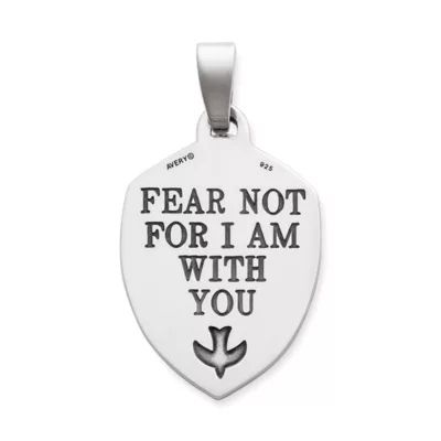 "Fear Not..." Pendant in Sterling Silver - Image 2