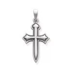 St. James Cross Pendant in Sterling Silver
