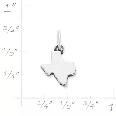 Texas Mini Charm in Sterling Silver or 14K Yellow Gold - Image 2