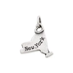 My "New York" Charm in Sterling Silver