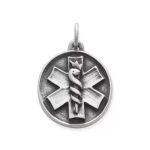 Medical Alert Charm in Sterling Silver