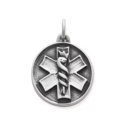 Medical Alert Charm in Sterling Silver