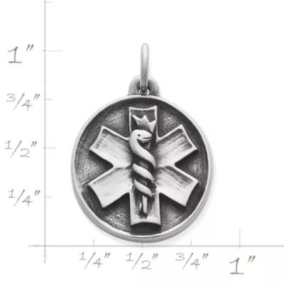 Medical Alert Charm in Sterling Silver - Image 2
