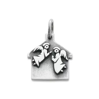 Angels Attic Charm in Sterling Silver