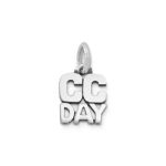 C C Day Charm in Sterling Silver