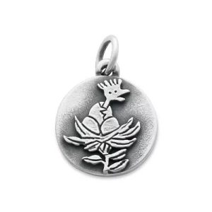 Cuckoo's Nest Charm in Sterling Silver