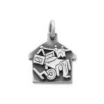 Jumble House Charm in Sterling Silver