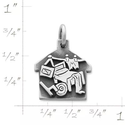 Jumble House Charm in Sterling Silver - Image 2