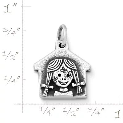 Rough House Cabin Charm in Sterling Silver - Image 2