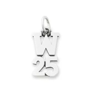 Camp Waldemar Year Charm in Sterling Silver