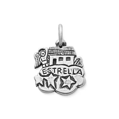 Estrella Cabin Charm in Sterling Silver