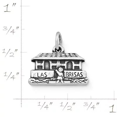 "Las Brisas" Cabin Charm in Sterling Silver - Image 2