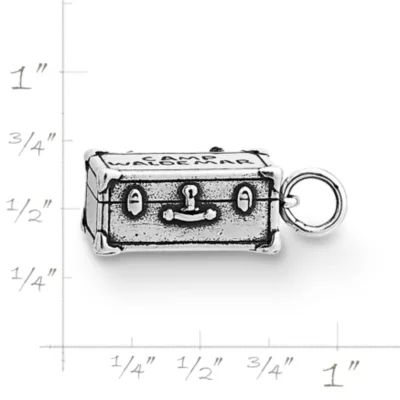 Camp Waldemar Footlocker Charm in Sterling Silver - Image 5