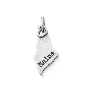 My "Maine" Charm in Sterling Silver