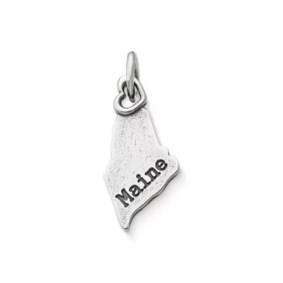 My "Maine" Charm in Sterling Silver
