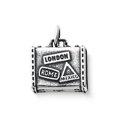 World Traveler Charm in Sterling Silver