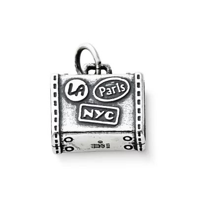 World Traveler Charm in Sterling Silver - Image 2