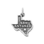 "San Antonio" Charm in Sterling Silver