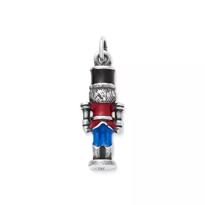 Enamel Toy Soldier Charm in Sterling Silver - Image 2