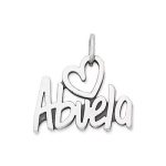 "Abuela" Charm in Sterling Silver