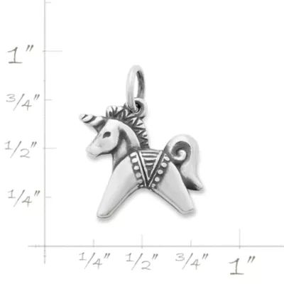 Unicorn Charm in Sterling Silver - Image 4