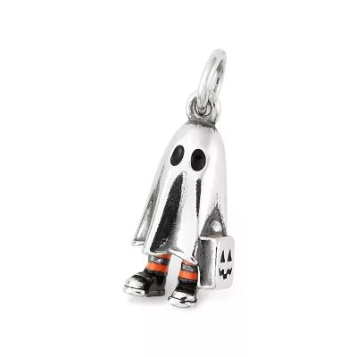 Enamel Trick or Treater Charm in Sterling Silver - Image 2