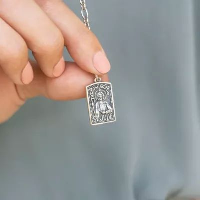 St. Jude of Galilee Charm in Sterling Silver - Image 3