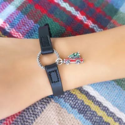 Enamel Family Christmas Tree Charm in Sterling Silver - Image 3